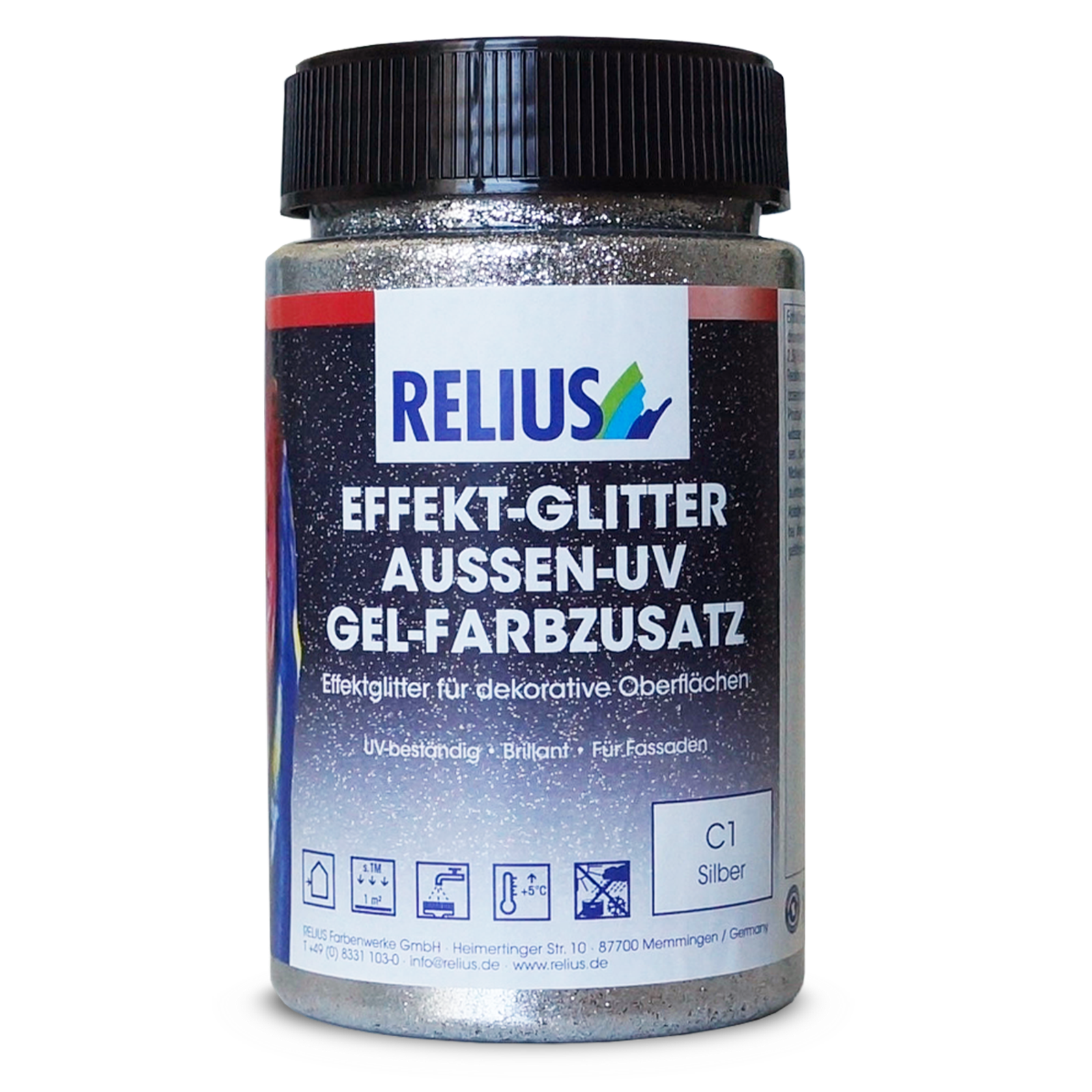 EFFEKT-GLITTER AUSSEN-UV GEL-FARBZUSATZ