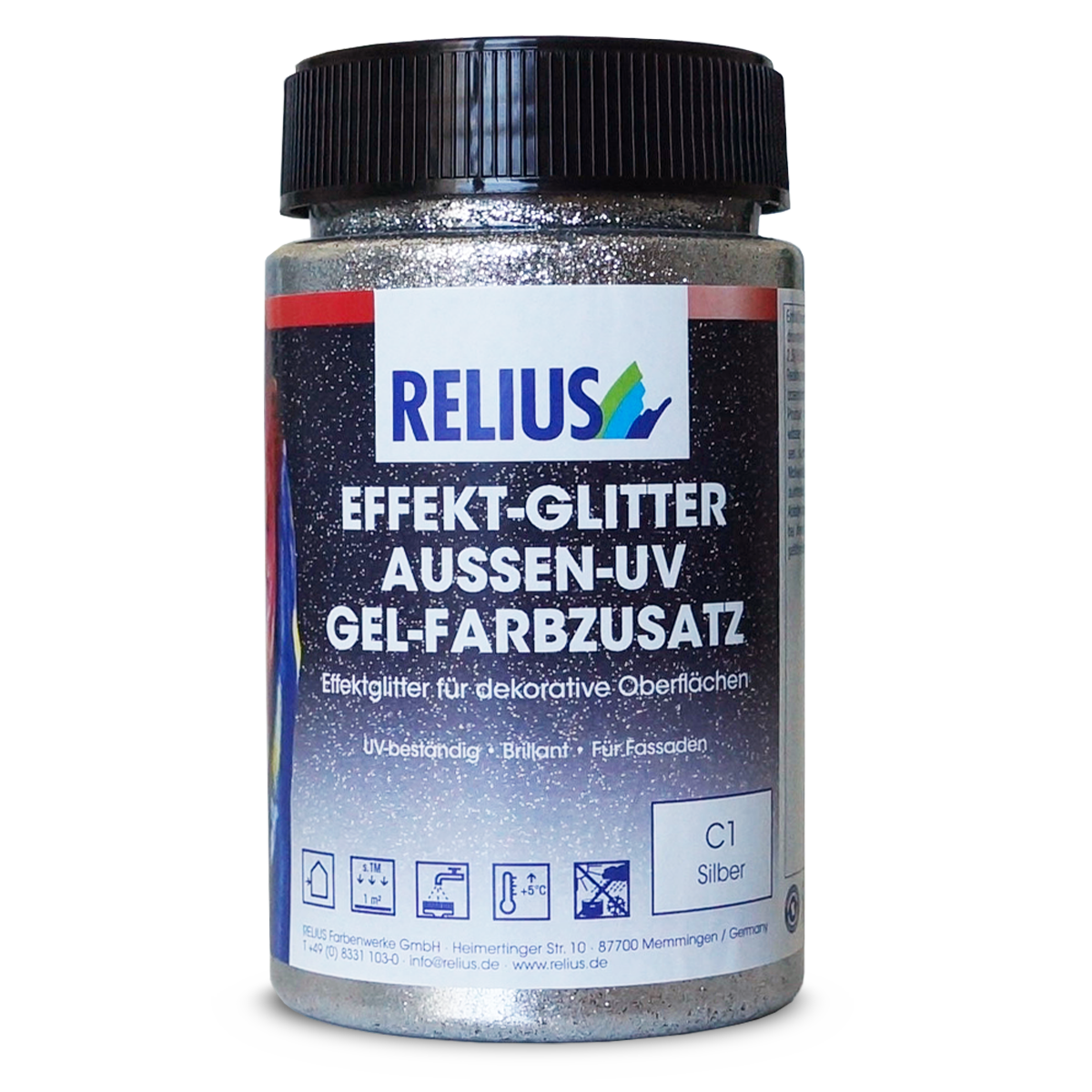 EFFEKT-GLITTER AUSSEN-UV GEL-FARBZUSATZ