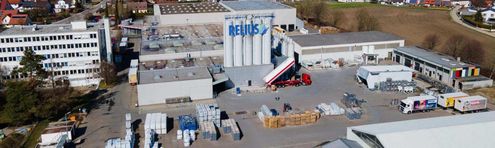 Luftaufnahme RELIUS Werksgelände