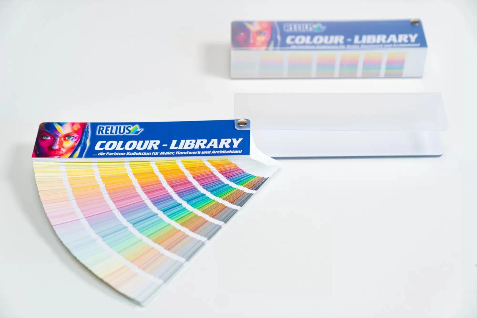 RELIUS COLOUR LIBRARY Farbfächer