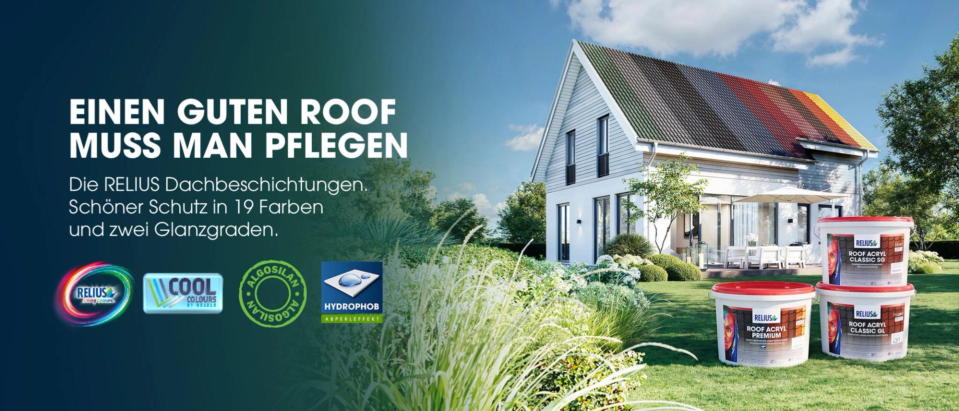 Roof Acryl Dachbeschichtungen – Einen guten Roof muss man pflegen.
