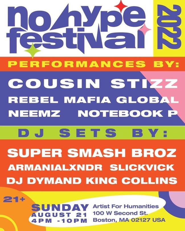 No Hype Festival 2022 artwork