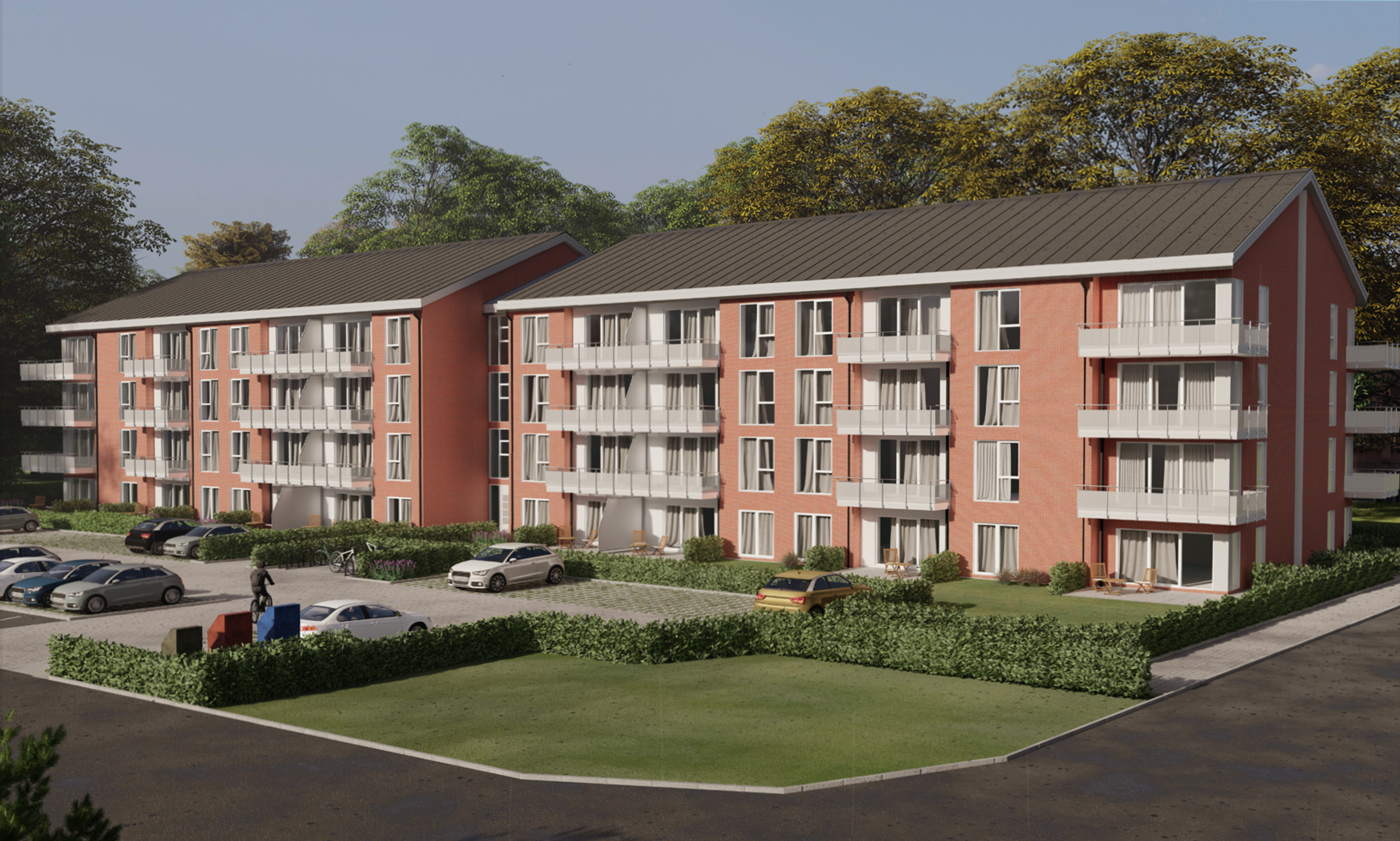 Seitenansicht 2 Neubau Stolzenau