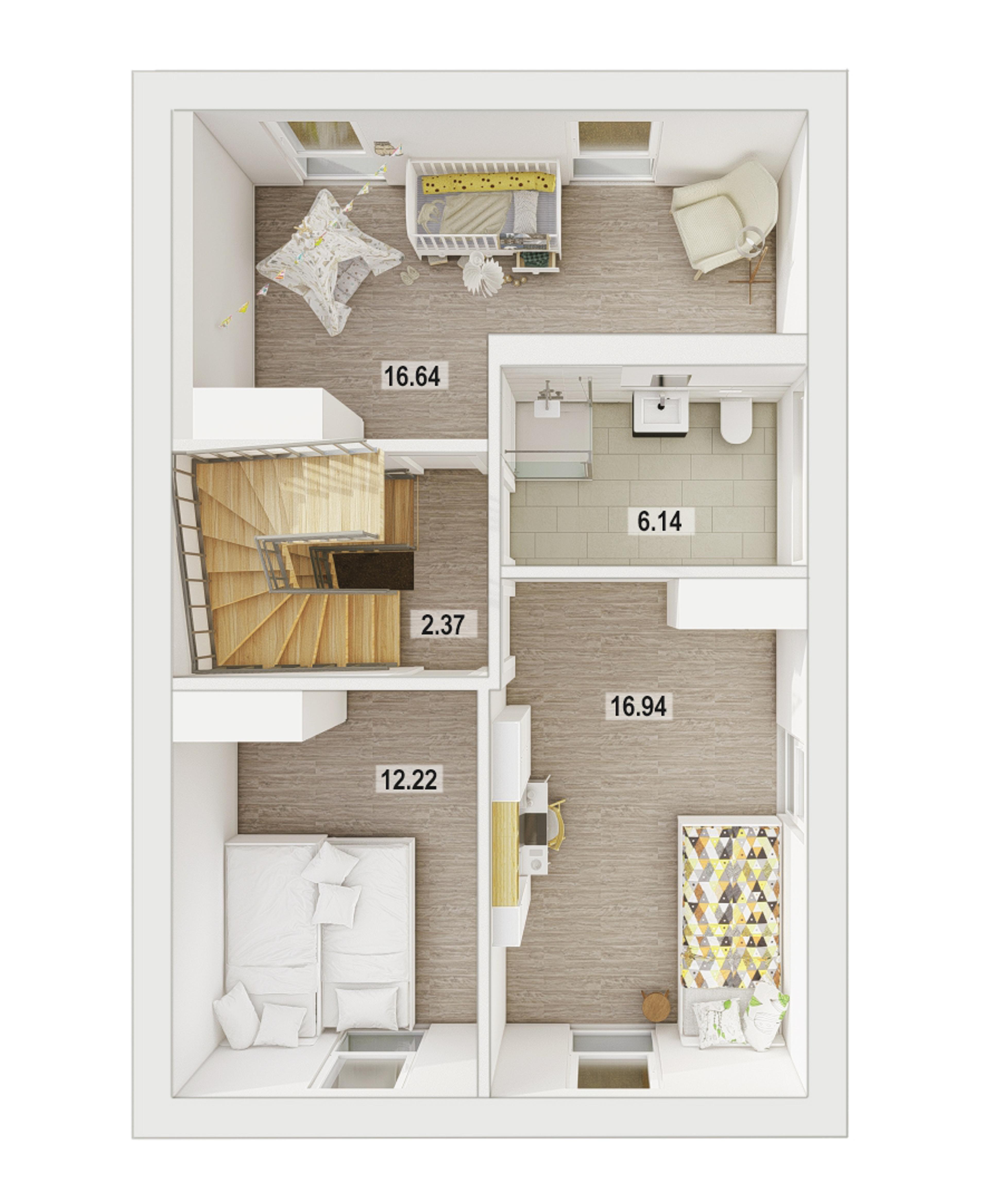 Norderstedt Doppelhäuser 1. Etage