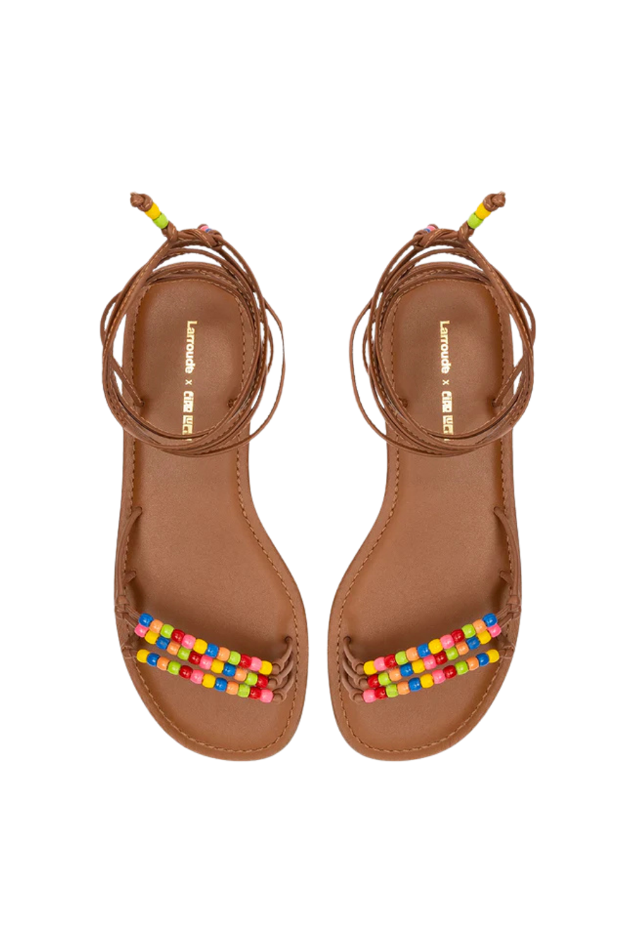 Susana Flat Sandal Caramel Leather