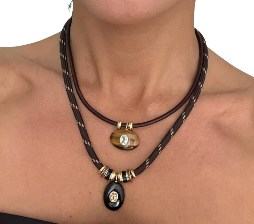 Lacey Ryan Jewelry Tigers Stone Necklace