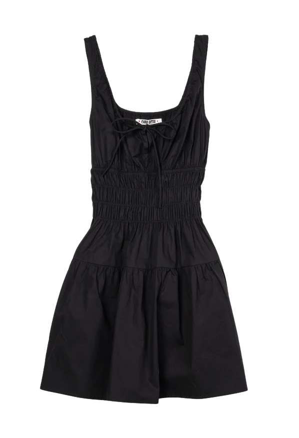 Ciao Lucia Gianluca Black Cotton Dress