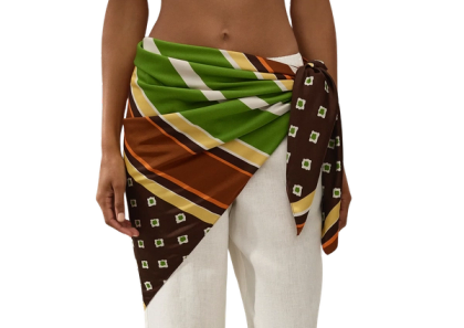 Soleil Waist Scarf Valencia Stripe