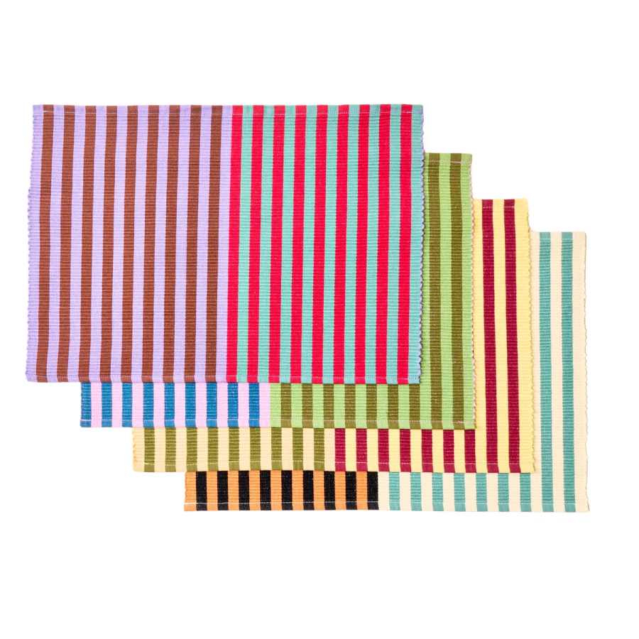 = Dual Stripe Placemat Set