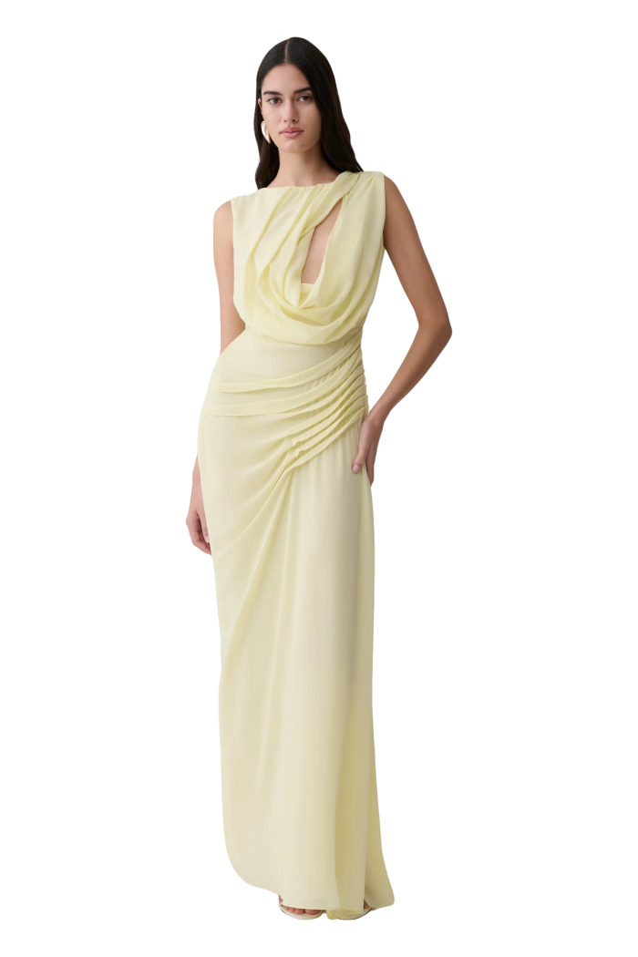 Meshki Oria Chiffon Maxi Dress