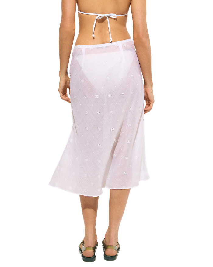 J.Crew Eyelet slip skirt