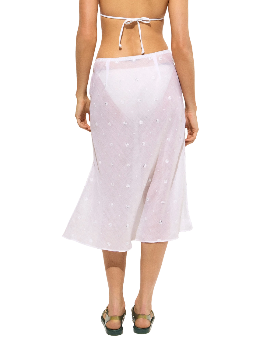 J.Crew Eyelet slip skirt