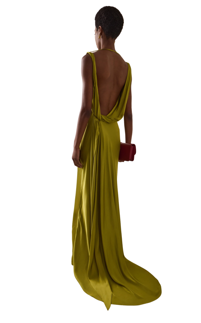 Arcina Ori Exclusive Darcy Satin Maxi Dress