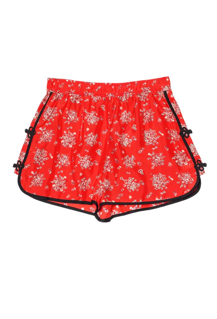 Bibbi Red Begonia Silk Short