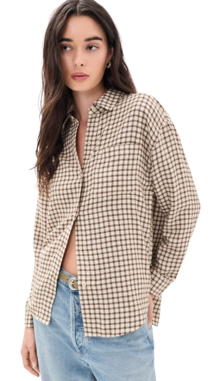 Z Supply River Plaid Button Up