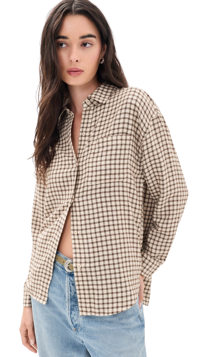 Z Supply River Plaid Button Up