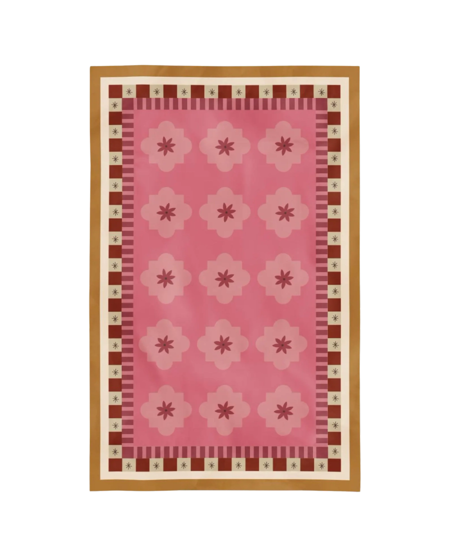 The Dusty Rose and Stars Tablecloth