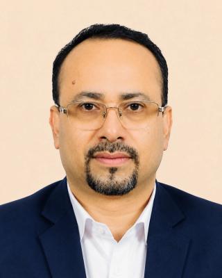 Portrait of Indra Prasad Aryal.