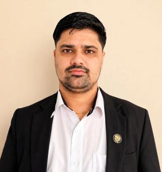 Portrait of Sagar Poudel.