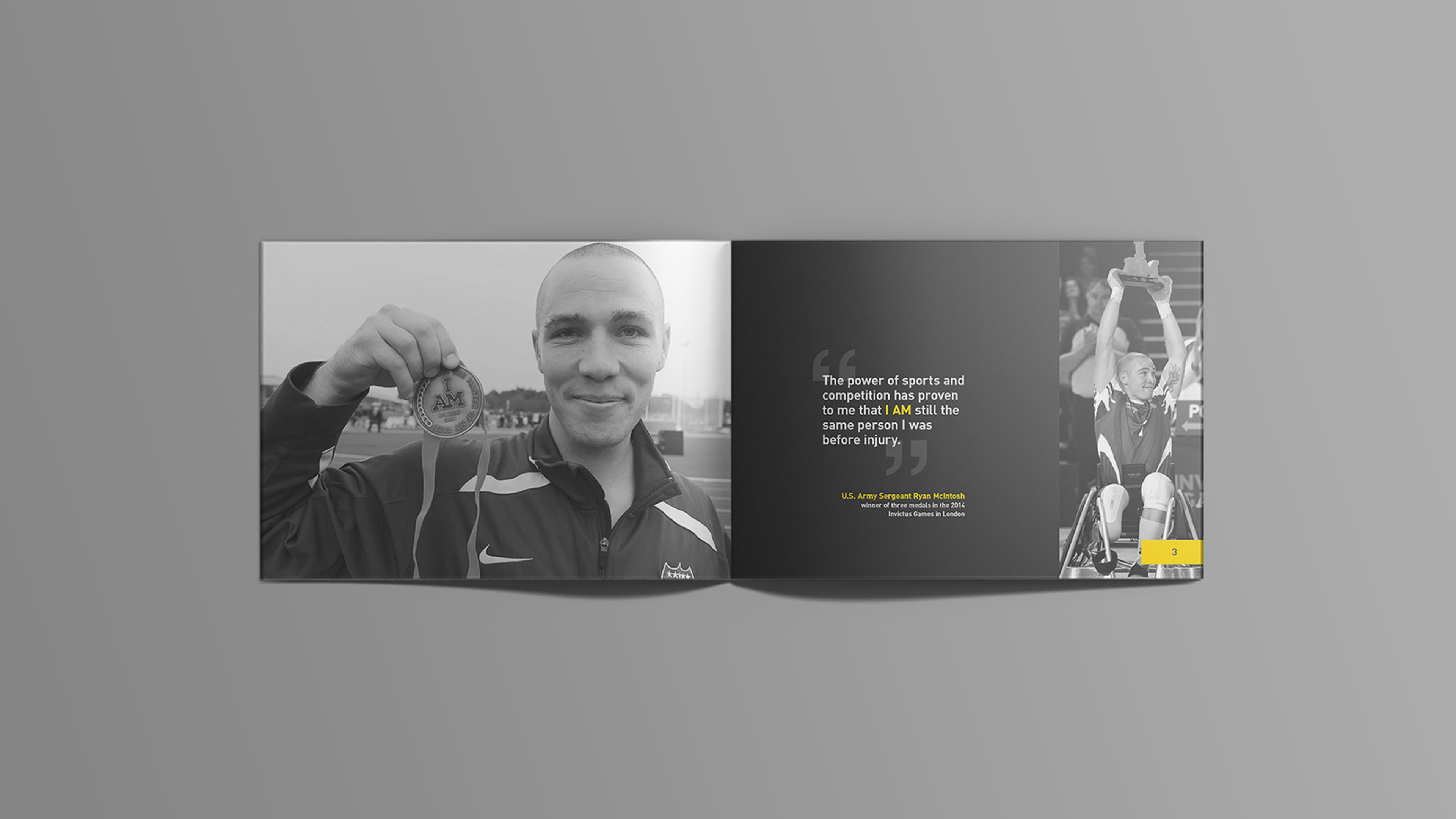 Sponsorship brochure: inner spread