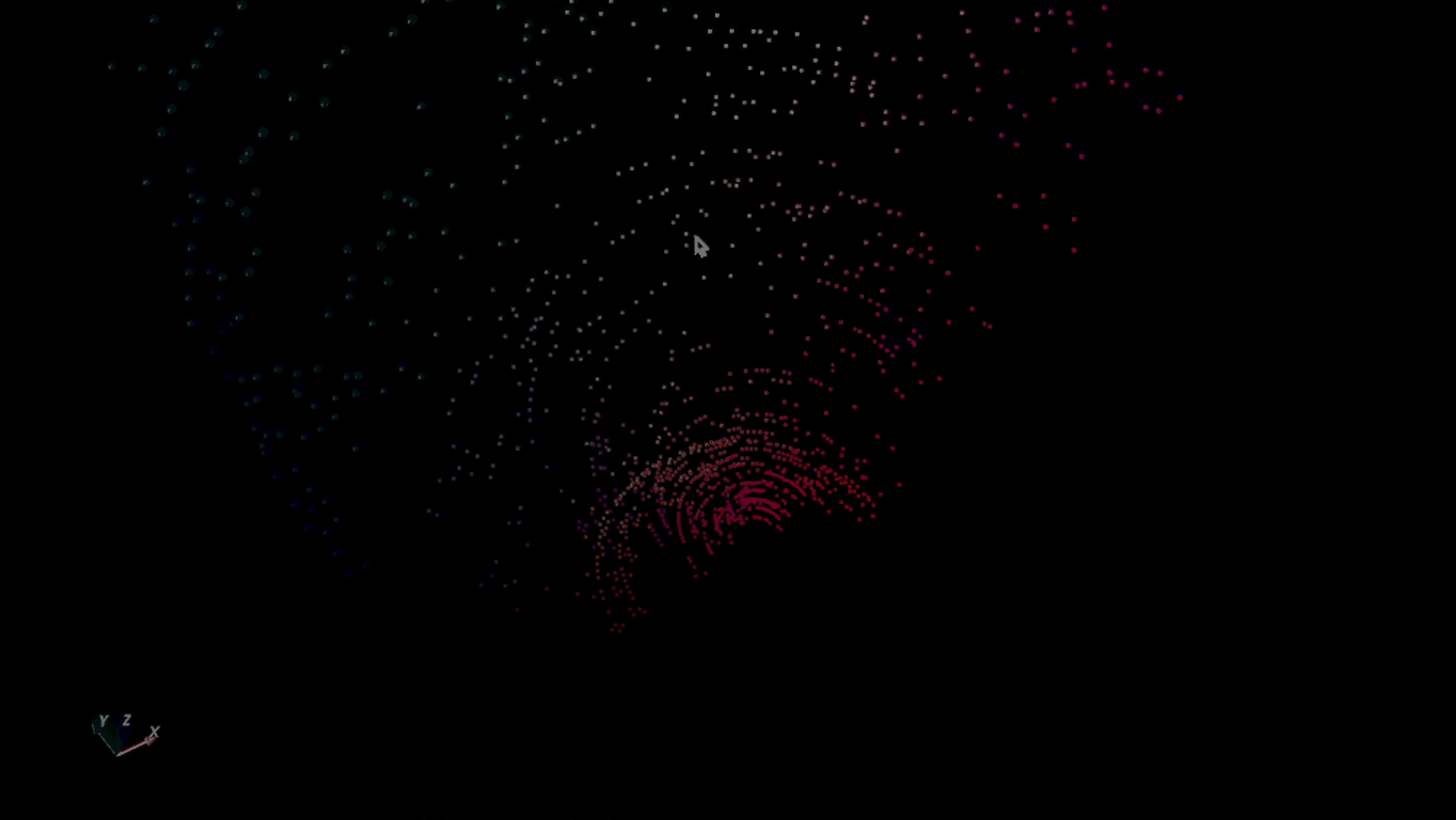 Interactive point cloud in PyVistaQt