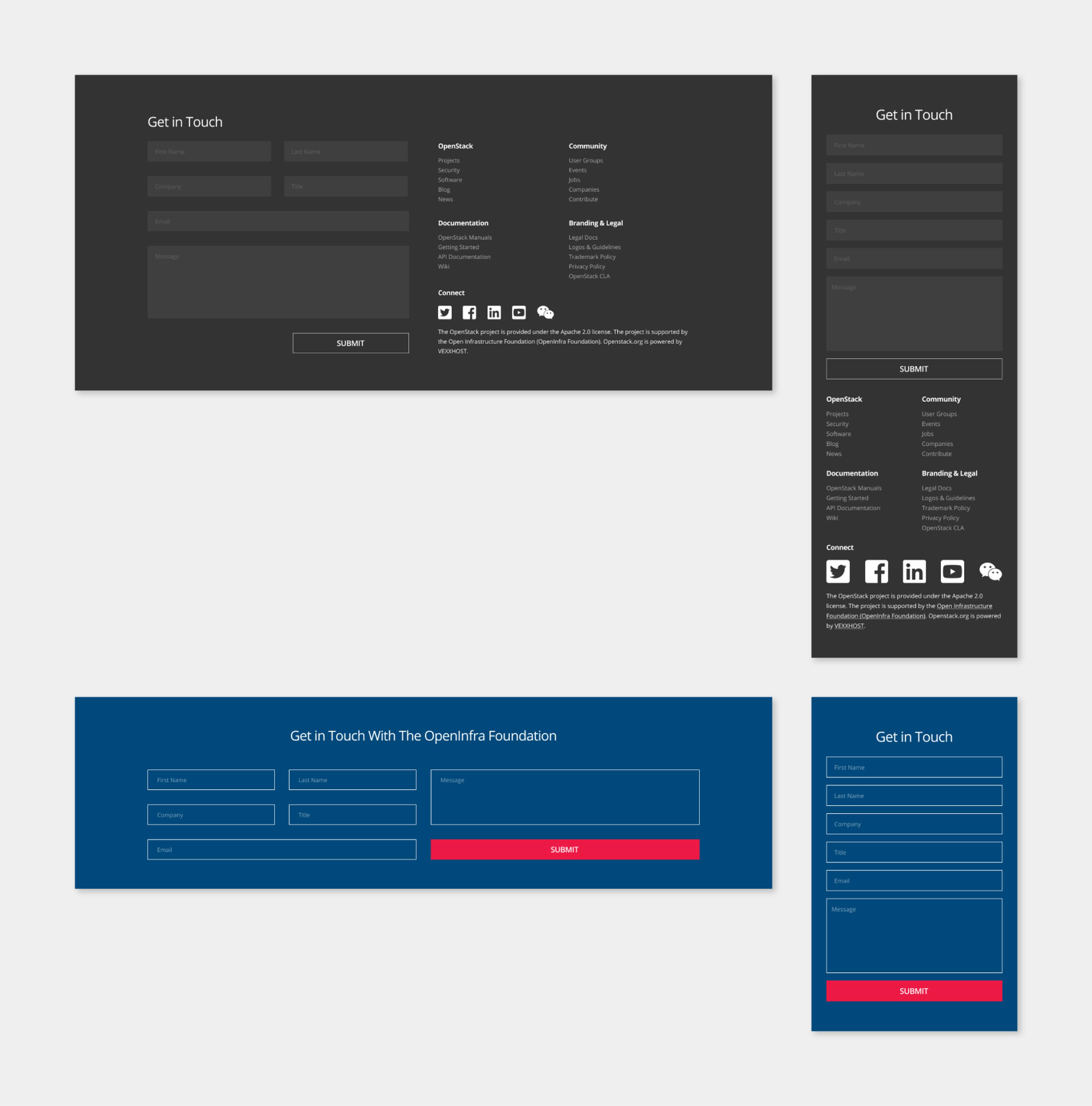 Form Component Layouts