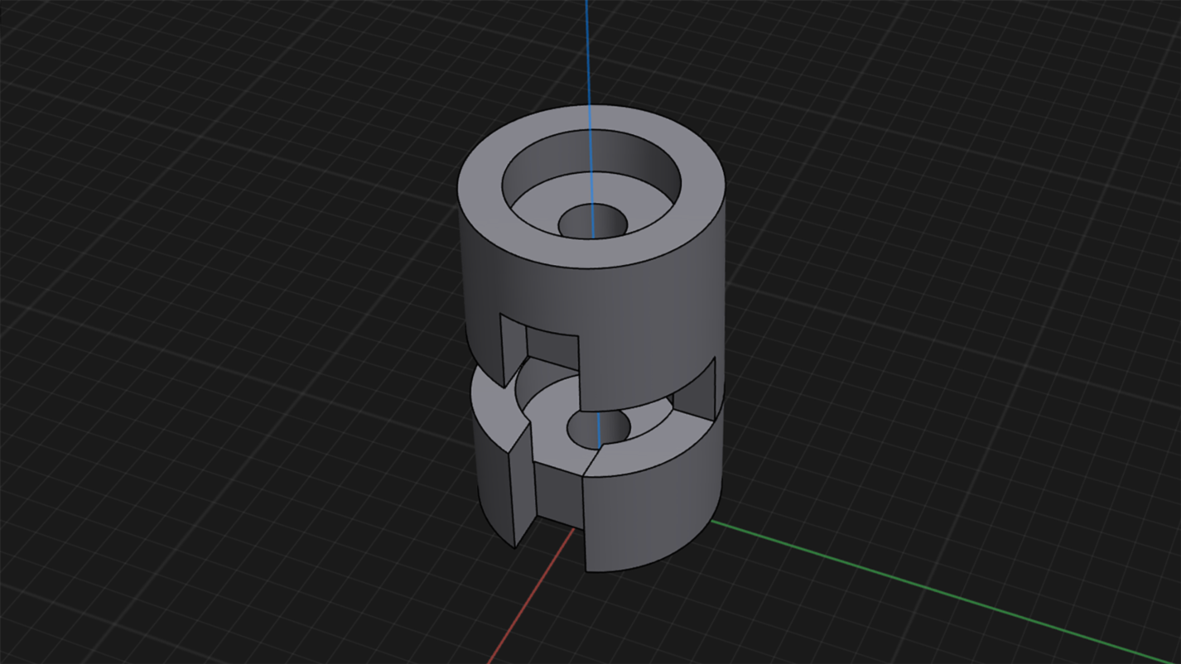 3D model of bearing hub