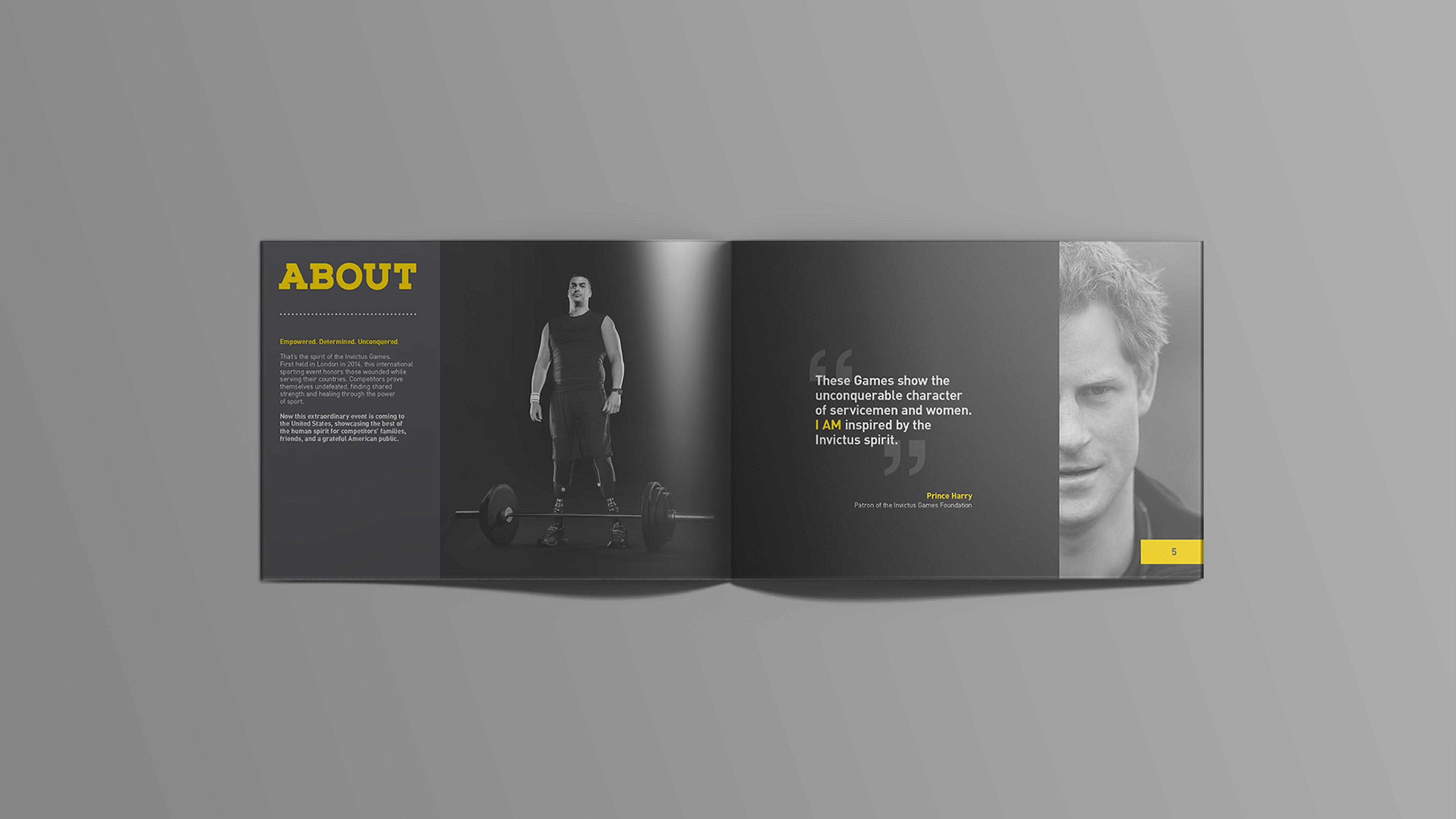 Sponsorship brochure: inner spread