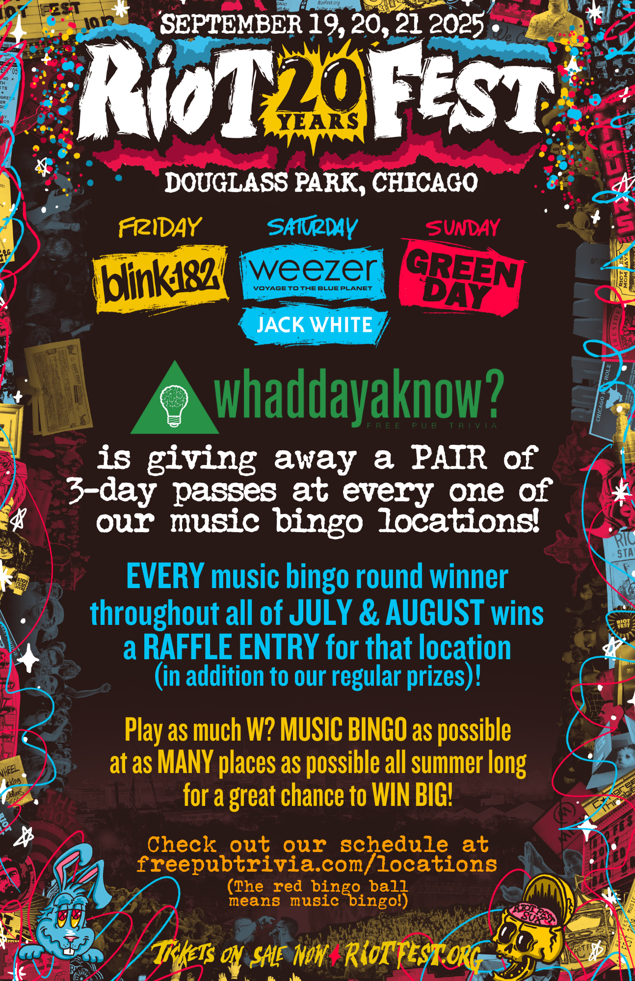 Riot Fest 2025 Ticket Giveaway!'s picture