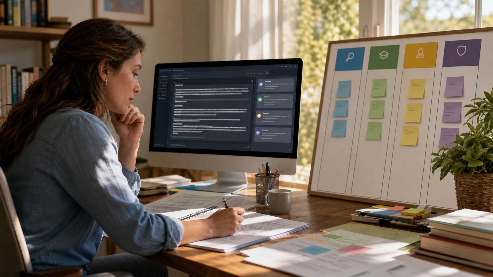 Editorial scene illustrating AI Tools for Teachers: A Classroom Readiness Checklist