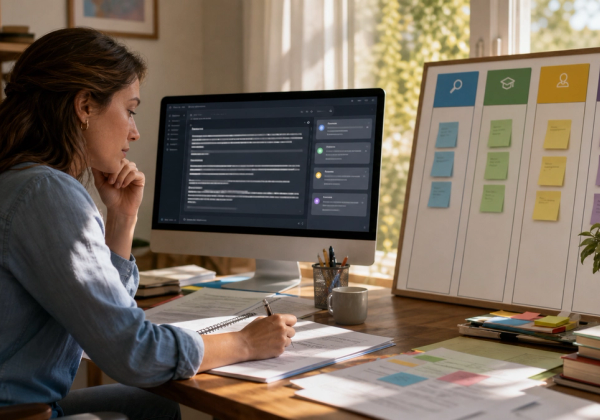 Editorial scene illustrating AI Tools for Teachers: A Classroom Readiness Checklist