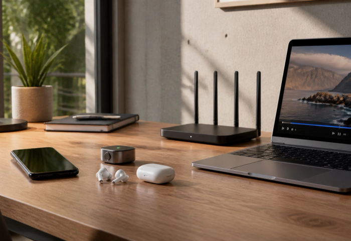 Bluetooth vs Wi-Fi shown in a practical side-by-side comparison
