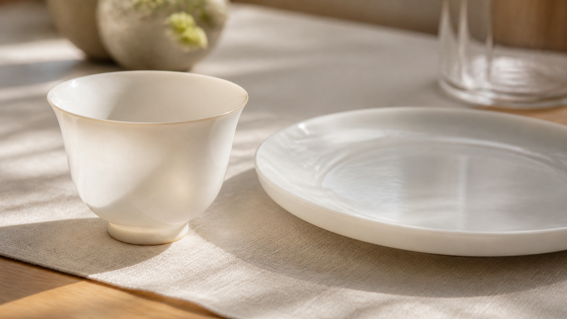 Porcelain vs Bone China shown as a practical comparison