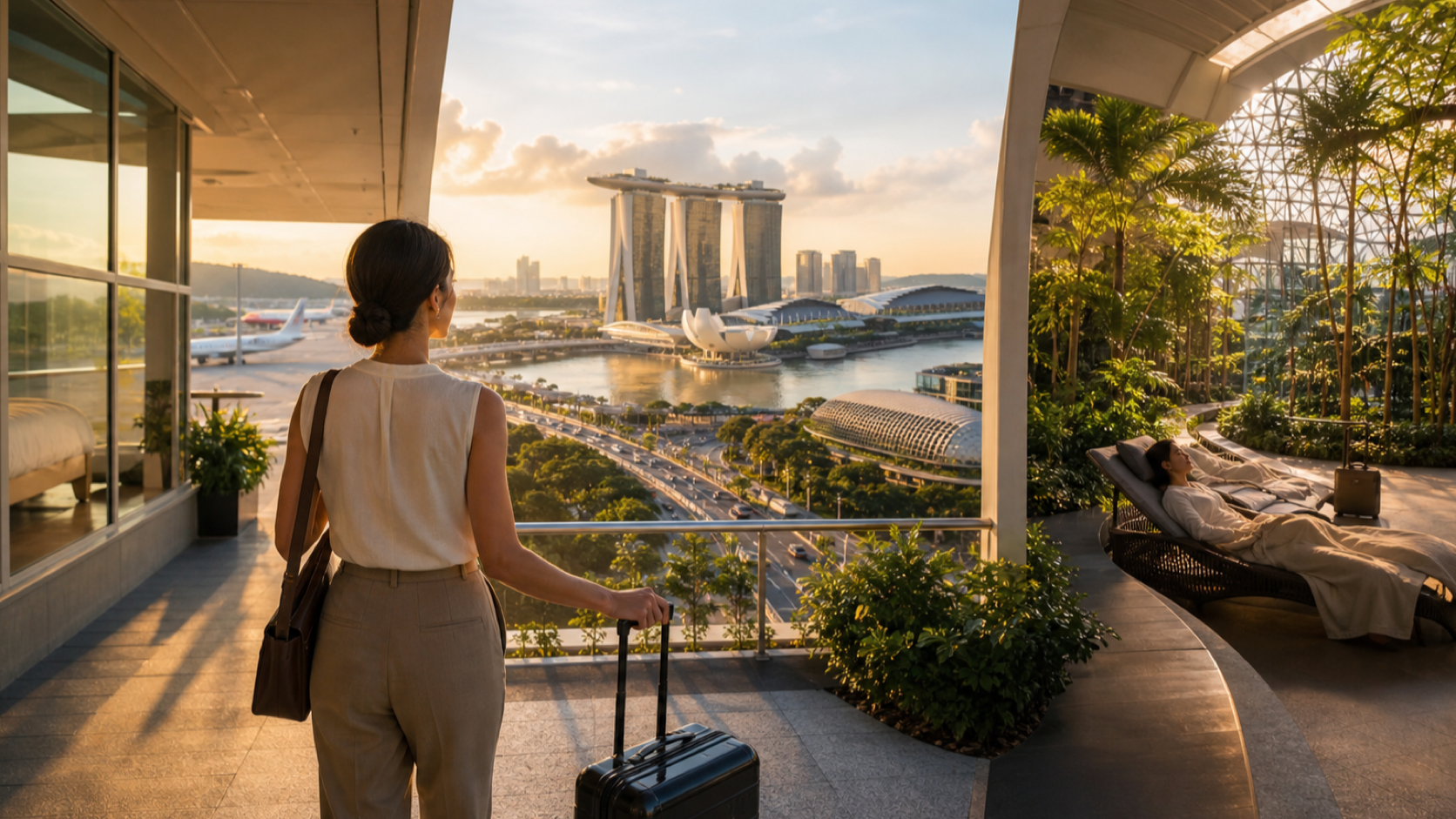 Traveller comparing a Singapore Airlines stopover offer with independent booking