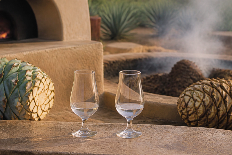 Tequila vs Mezcal shown in a practical side-by-side comparison