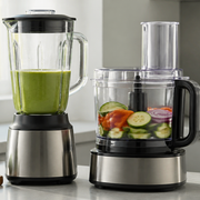 Blender vs Food Processor shown in a practical side-by-side comparison