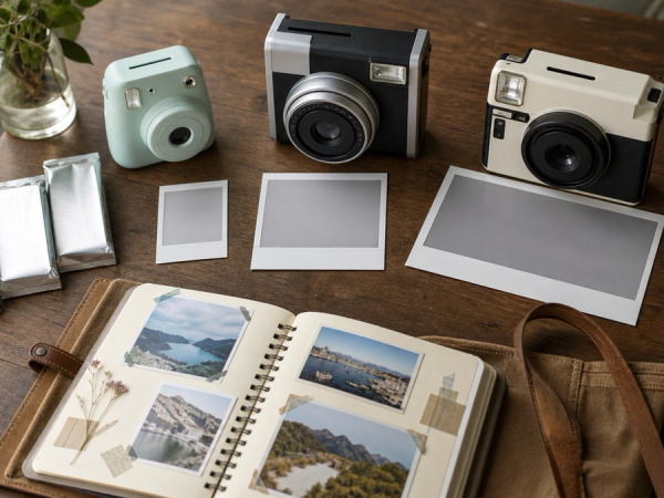 Instant-camera formats compared with mini, wide and hybrid print workflows
