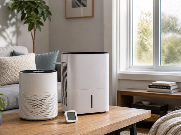 Air Purifier vs Dehumidifier shown as a practical comparison
