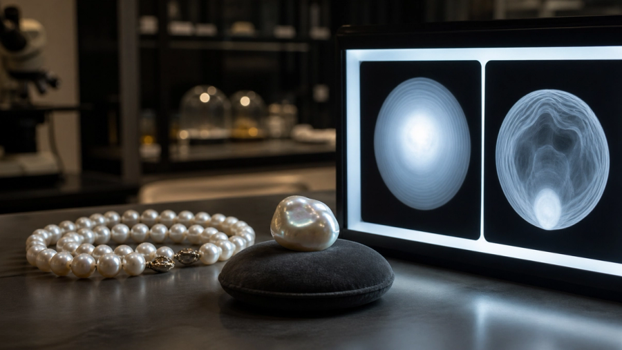 Cultured vs Natural Pearls shown in a practical side-by-side comparison