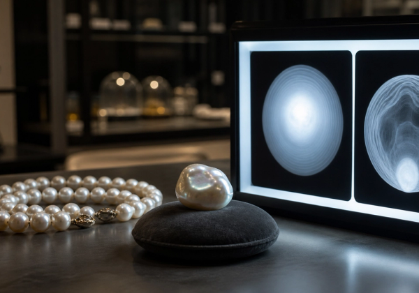 Cultured vs Natural Pearls shown in a practical side-by-side comparison