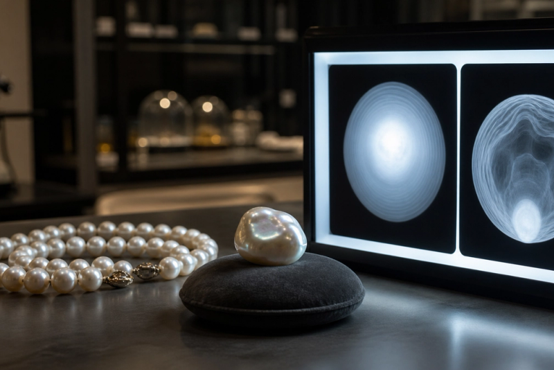 Cultured vs Natural Pearls shown in a practical side-by-side comparison