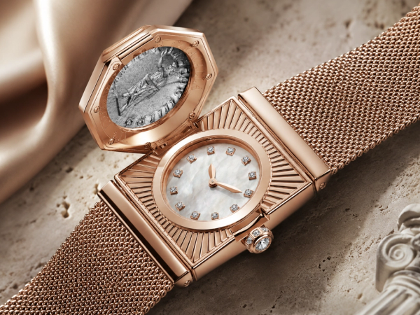 Bvlgari Maglia Milanese Monete Secret Watch: A Roman Coin, Woven in Gold