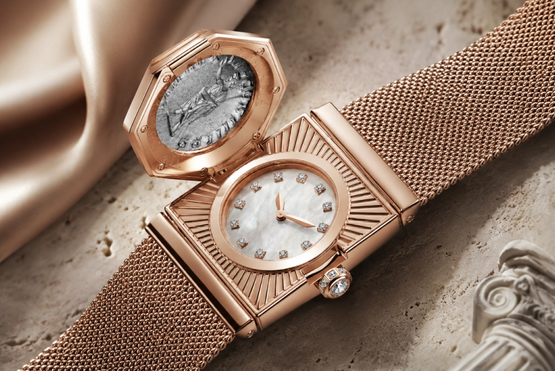 Bvlgari Maglia Milanese Monete Secret Watch: A Roman Coin, Woven in Gold
