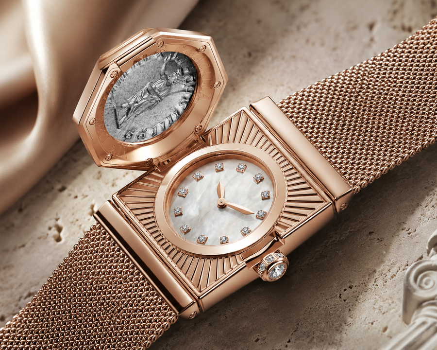 Bvlgari Maglia Milanese Monete Secret Watch: A Roman Coin, Woven in Gold