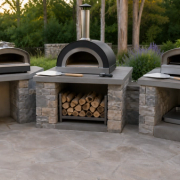 Outdoor pizza ovens compared by gas, wood and multi-fuel setup