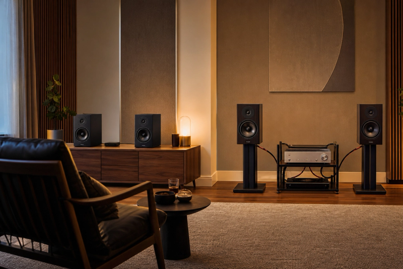 Active vs Passive Speakers shown in a practical side-by-side comparison