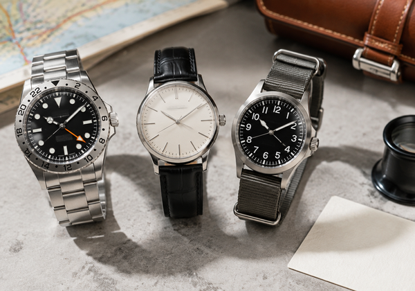 Three men’s watches compared for movement, fit, use case and service access