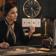 Human concierge coordinating linked travel arrangements after a disruption