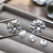 Moissanite vs Cubic Zirconia shown in a practical side-by-side comparison