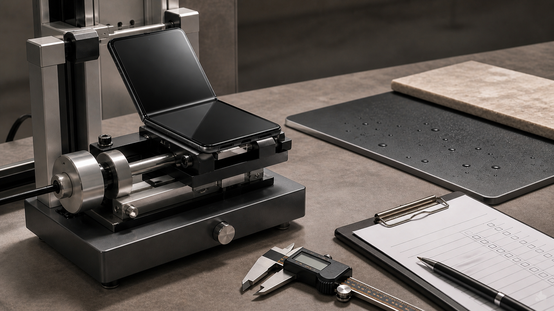 Editorial decision scene for Foldable Phone Durability: How to Judge VERTU AlphaFold, illustrating the product category without depicting an exact VERTU configuration